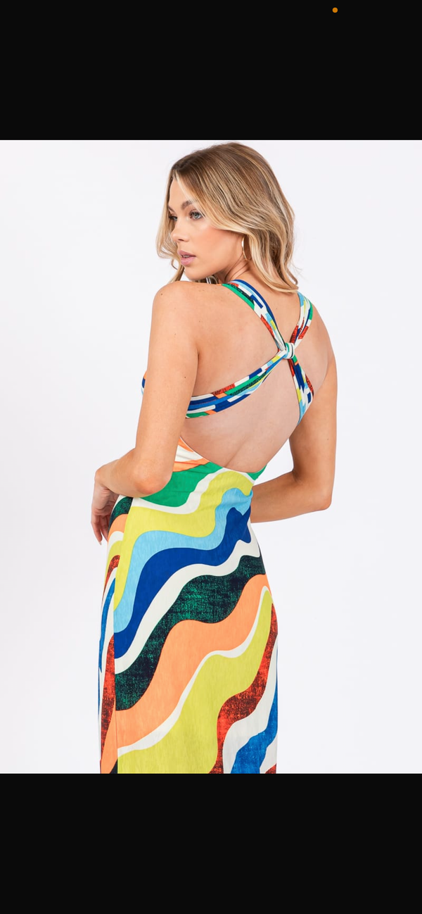 Multi swirl dress ￼