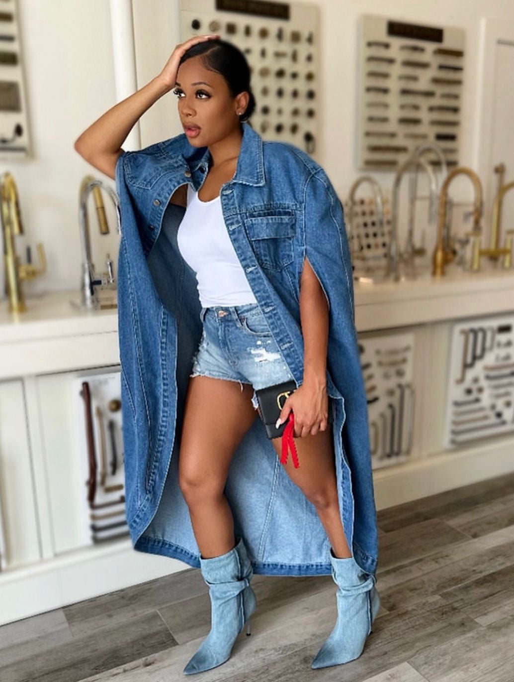 Denim Duster Button Front – Fashions by Fowler