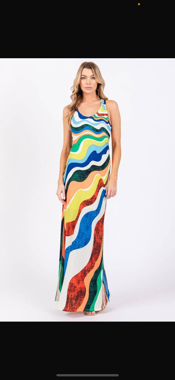 Multi swirl dress ￼